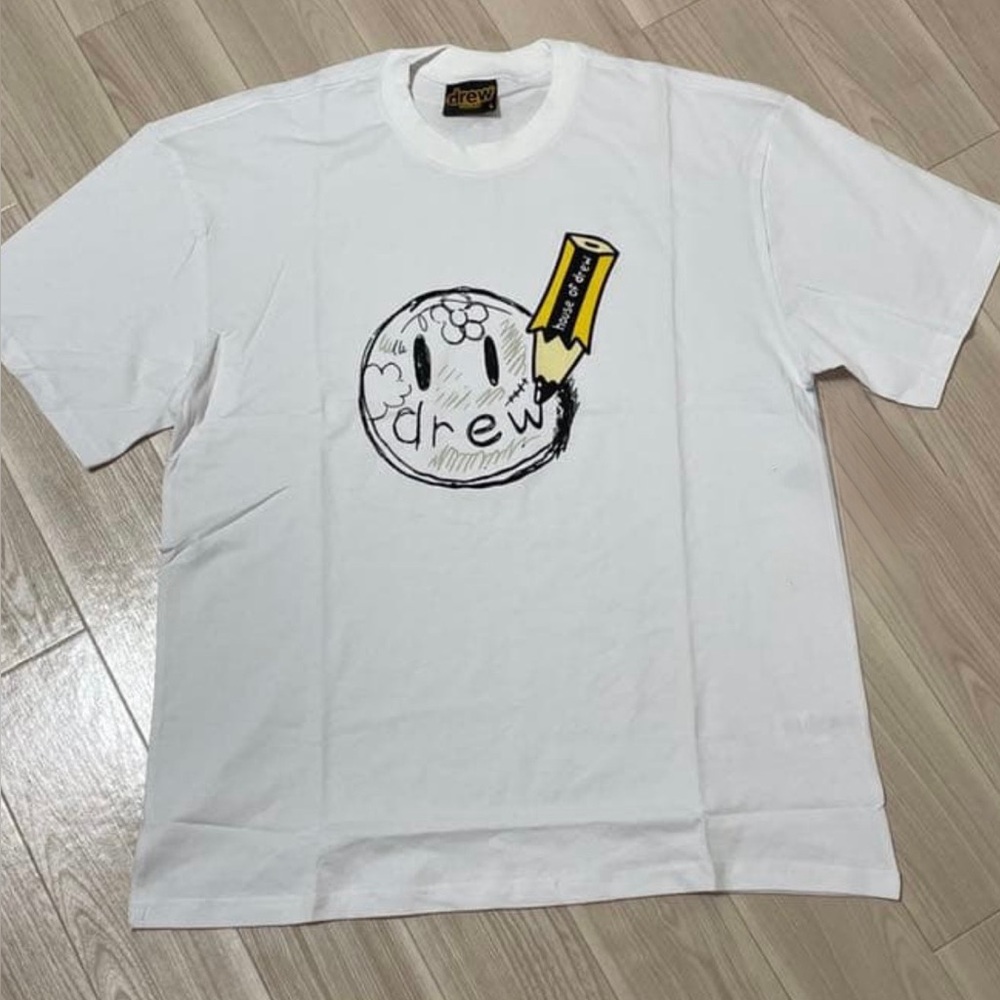 NWOT Drew House Pencil Sketch Tee t-shirt rare